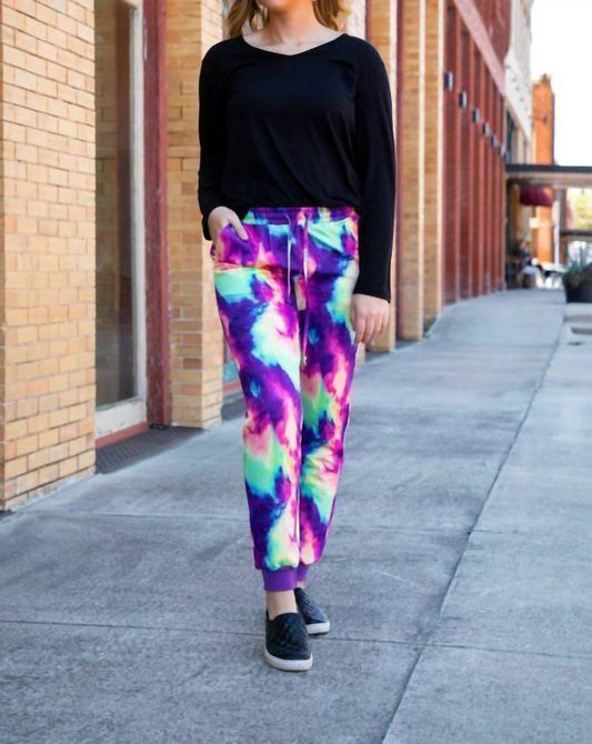 Tie Dye Jogger Bright Colors