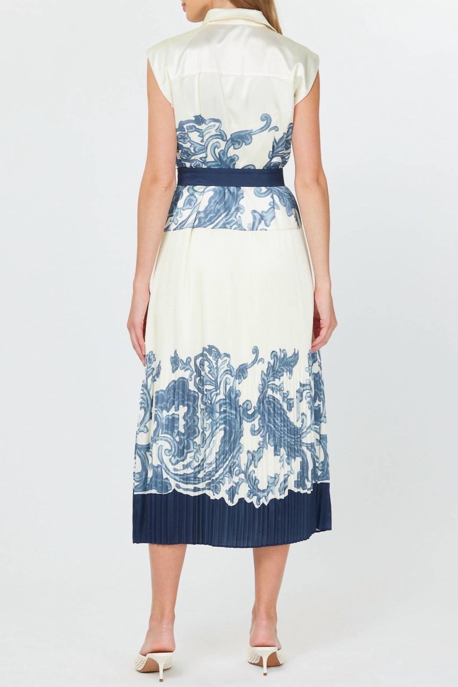 Current Air - The Riyanna Pleated Dress