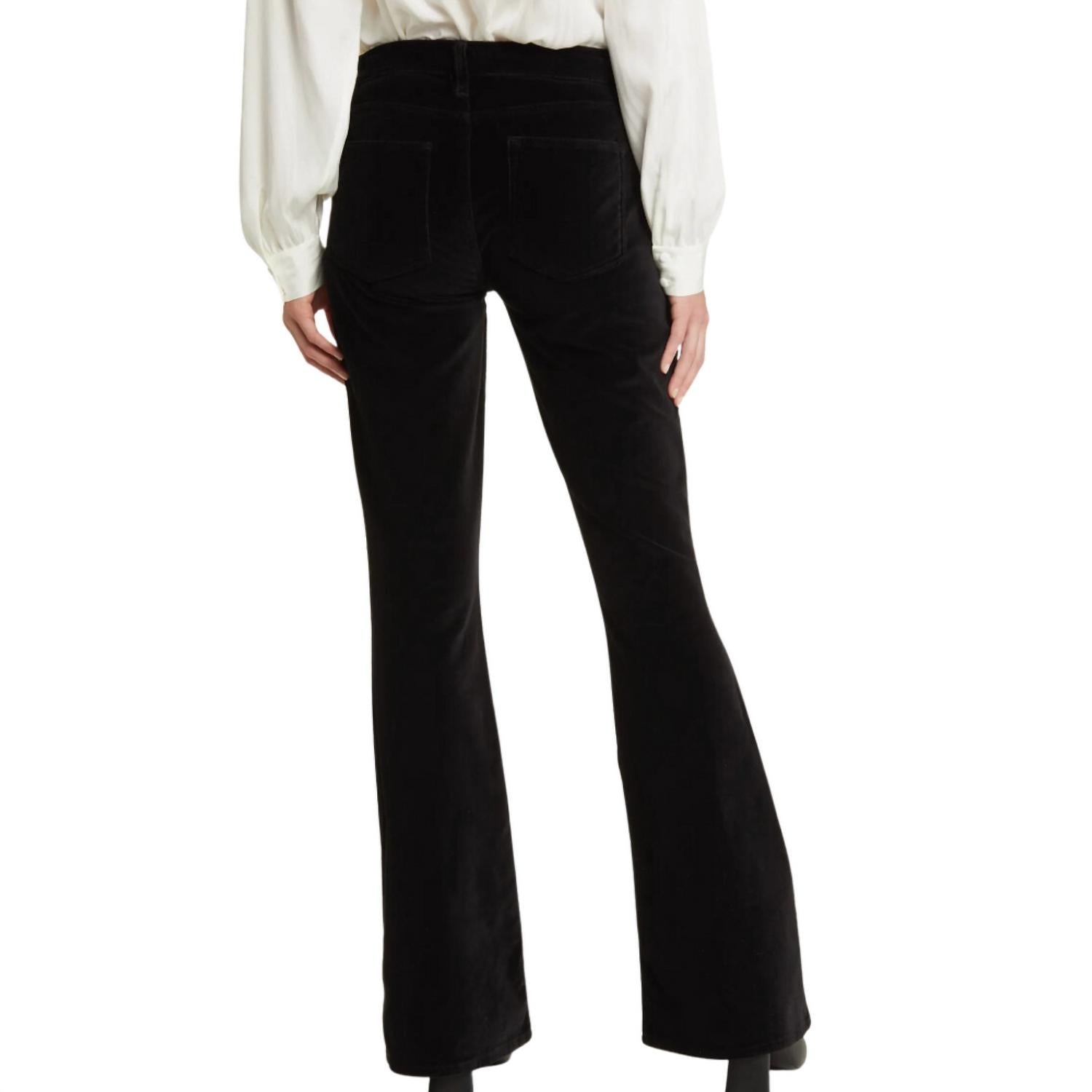 Frame - Women's Le High Flare Velveteen Pants