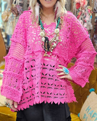 A Rare Bird - Hand Crochet Heart Top