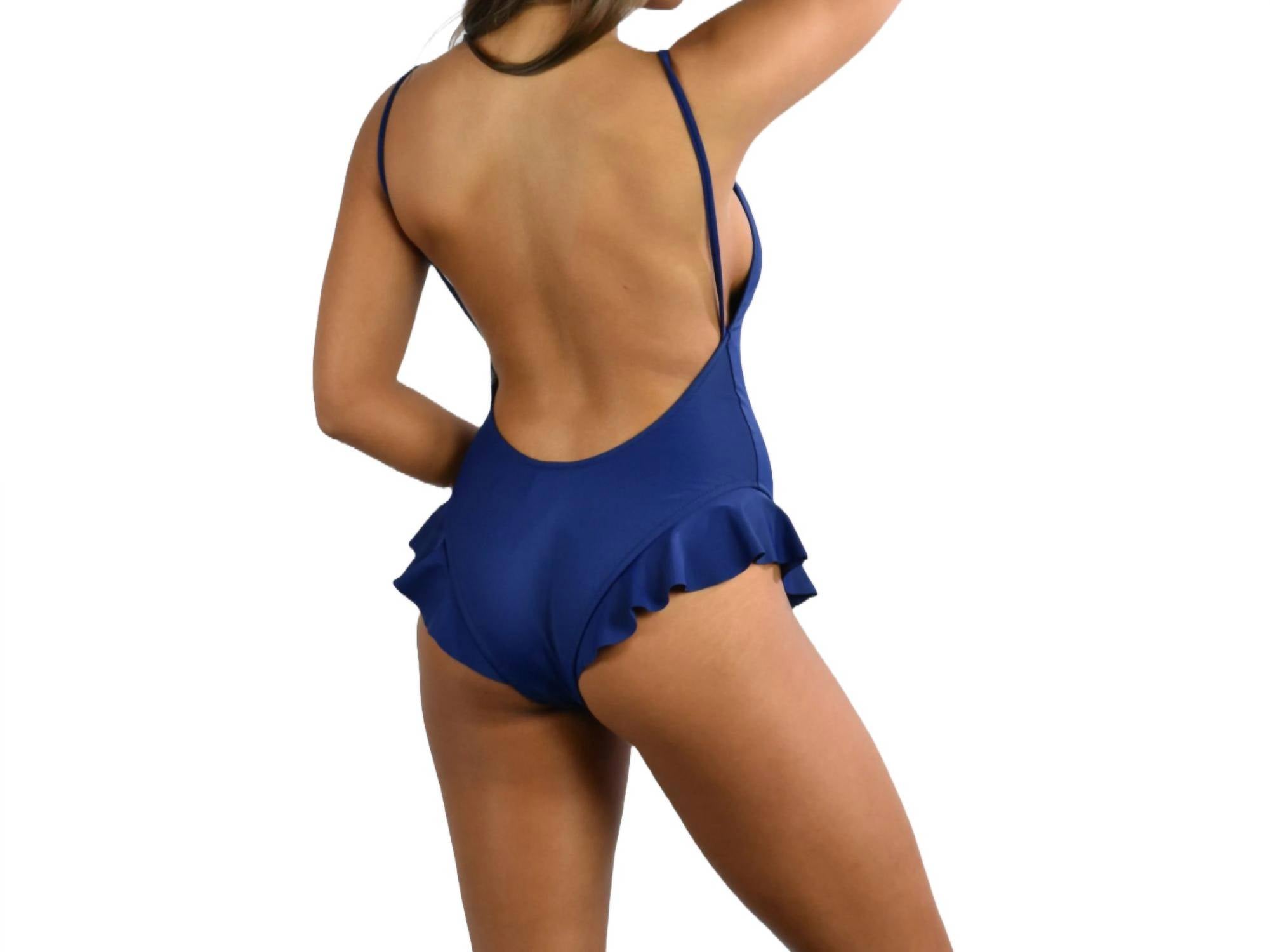 Milly - Solid Bondi Ruffle One Piece