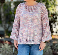 Charlie B - Space Dyed Fishnet Sweater