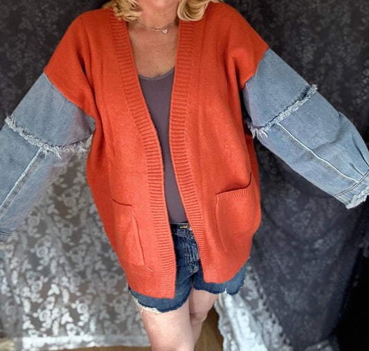 Adora - Pumpkin Spice Cardigan