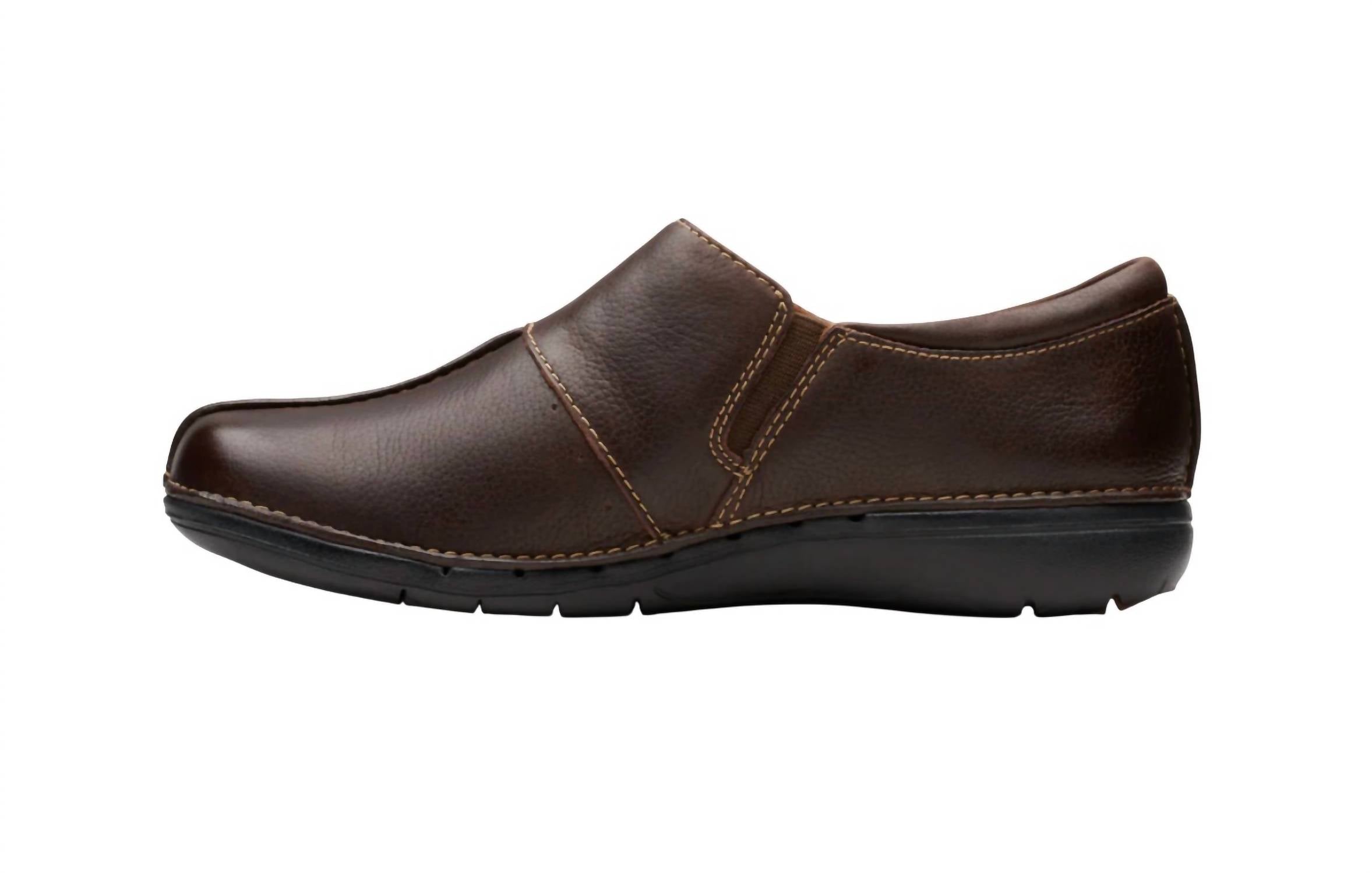 Clarks - Women's Un Loop Ave Slip On Leather Shoes
