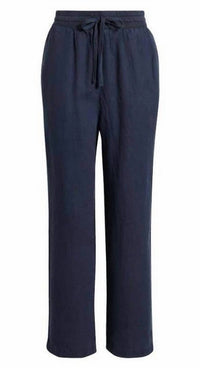 Michael Stars Nolan Linen Drawstring Pants in nocturnal - women's pants - view 4
