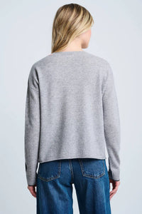LISA TODD Women's Hot For Dots Sweater in black - women's sweater - detail view