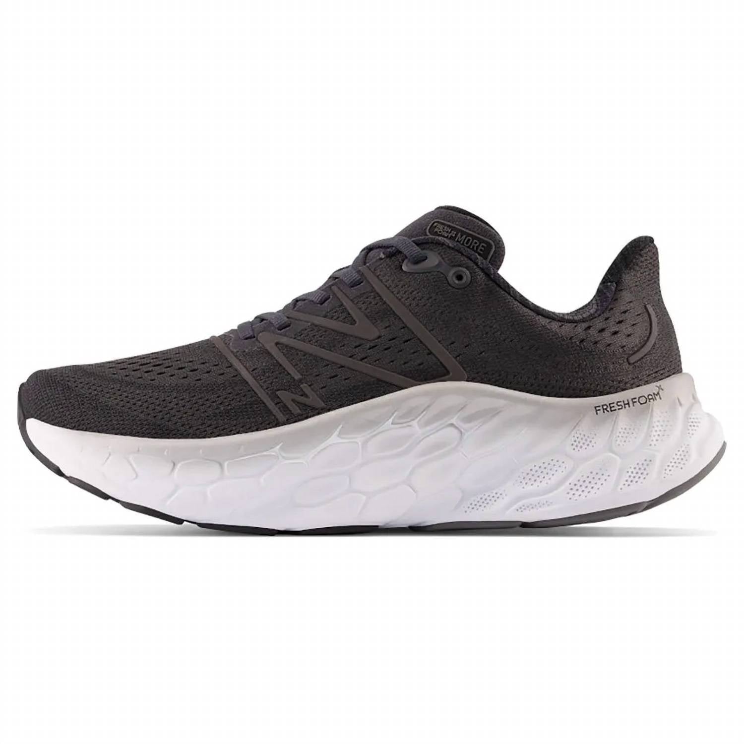 New Balance Men's Fresh Foam X More V4 Running Shoes in harbor grey - men's shoe - detail view