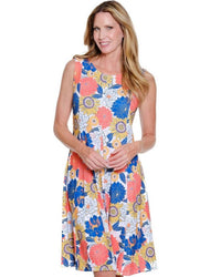Multiples - Panel Scoop Neck Tank Dress