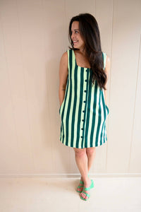 Frnch - Ridge Road Terry Cloth Stripe Midi Dress