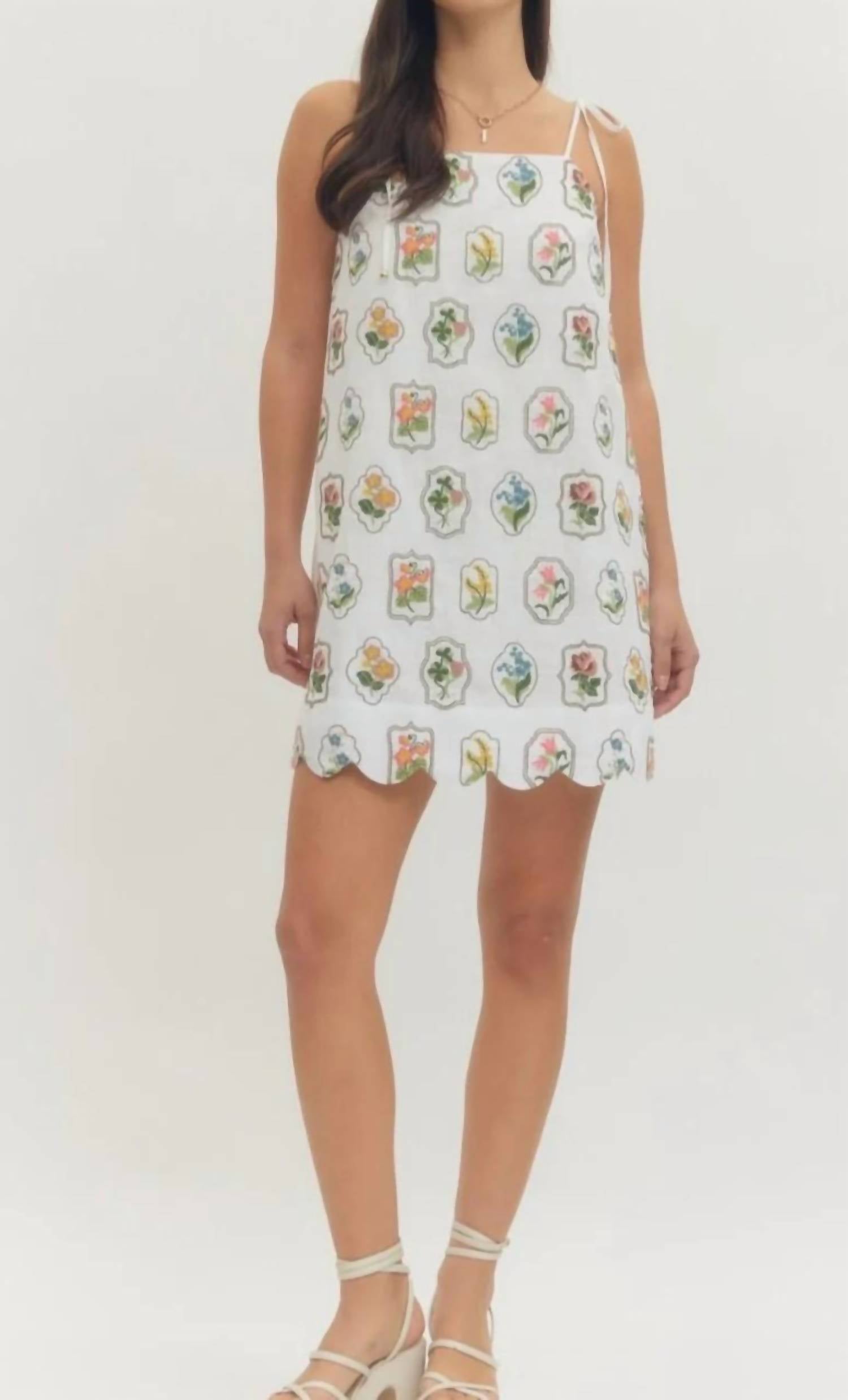 Entro - Love Blooms Here Floral Dress