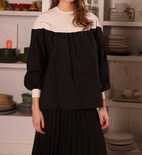 Simondona - Cotton And Rib Top