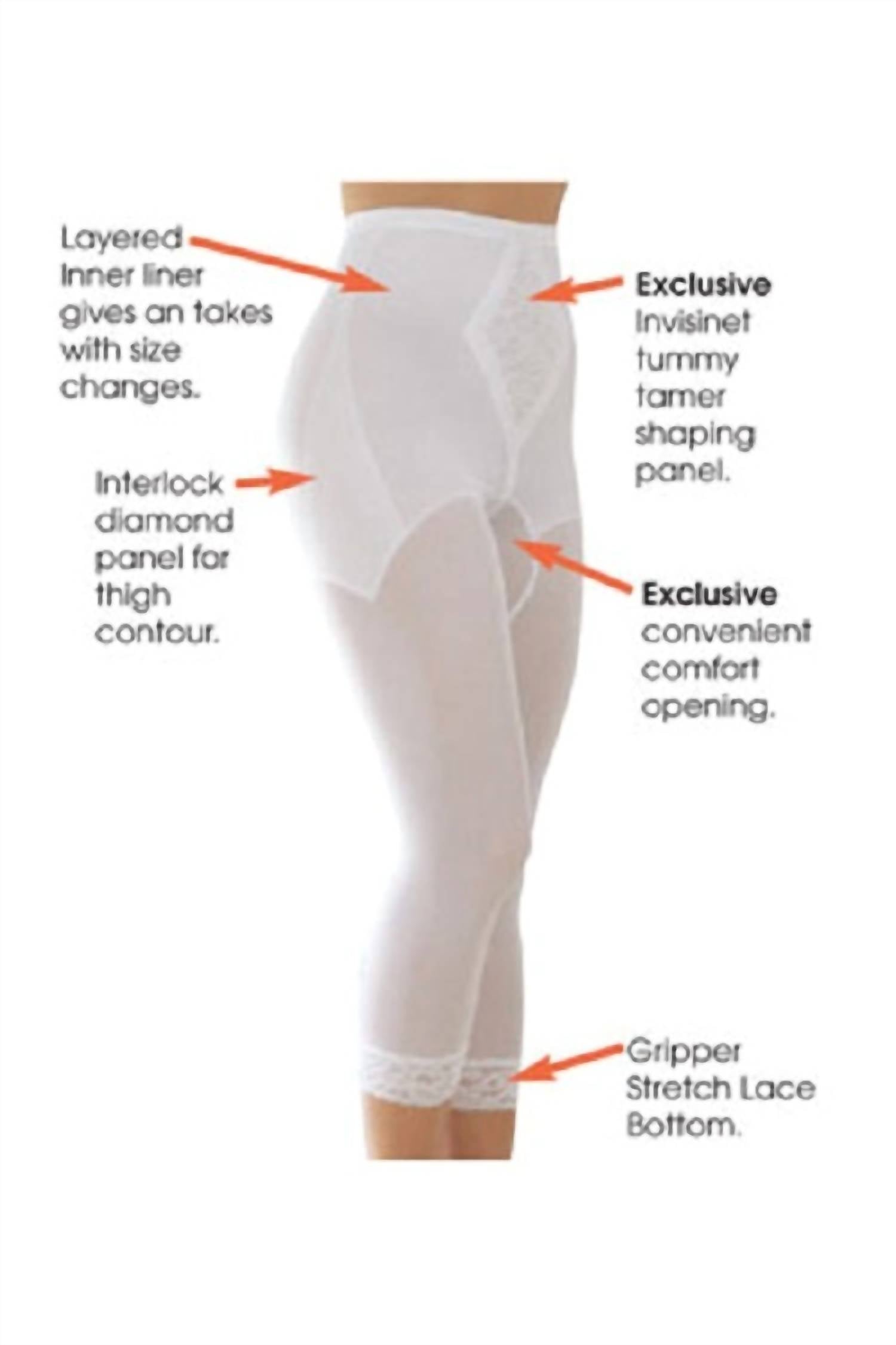 Rago - Capri Shaper Pant Liner Shapewear
