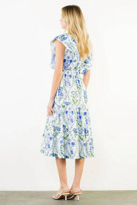 Thml - Ruffled Floral Midi Dress