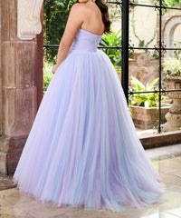 Rachel Allan - Pleated Tulle Prom Dress
