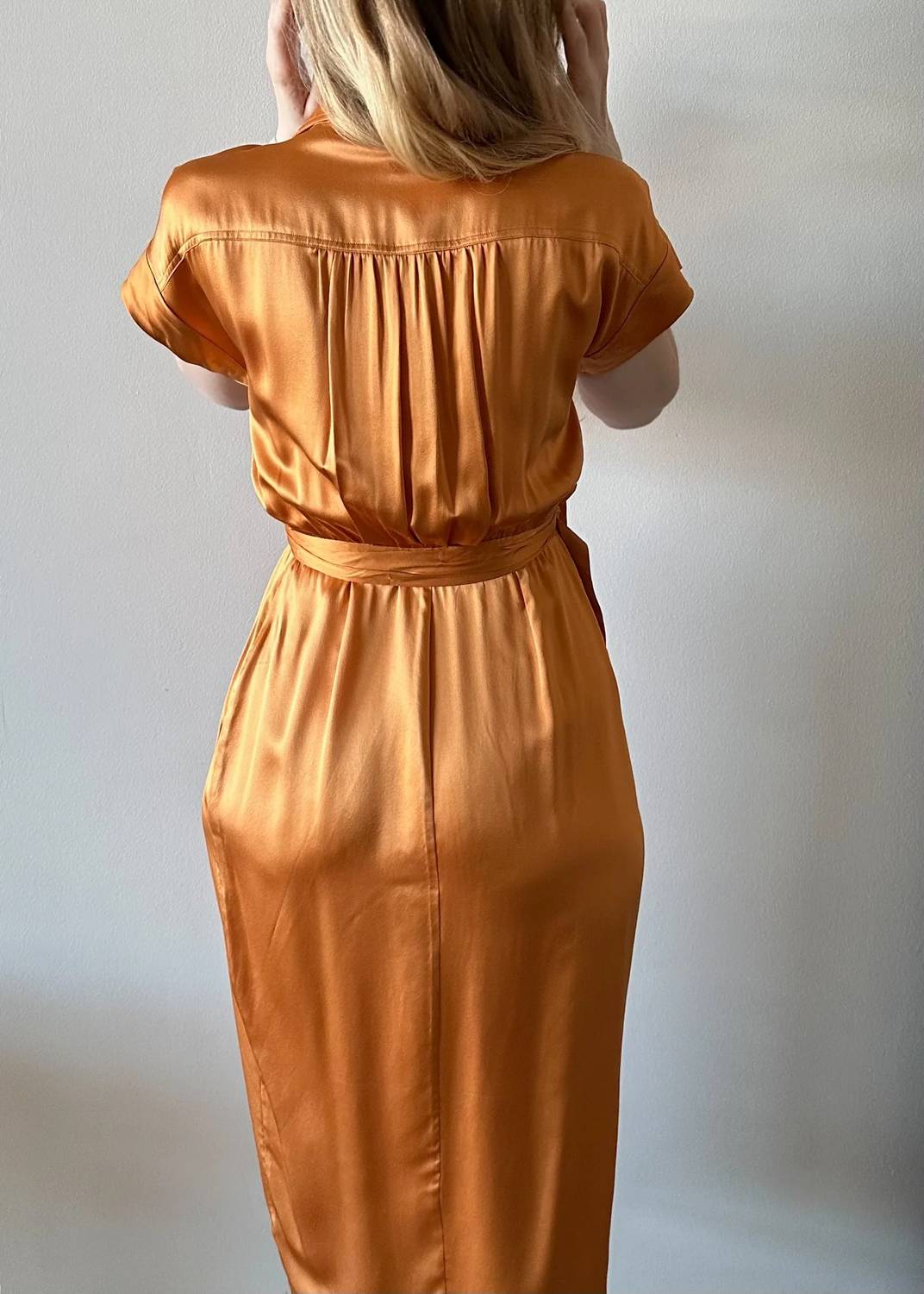 Divine Heritage - Women's Wrap Tuxedo Dress