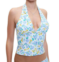 Frankies Bikinis - COTTAGE POPLIN HALTER TOP