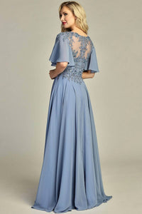 Let'S See Style - Flutter sleeve gown