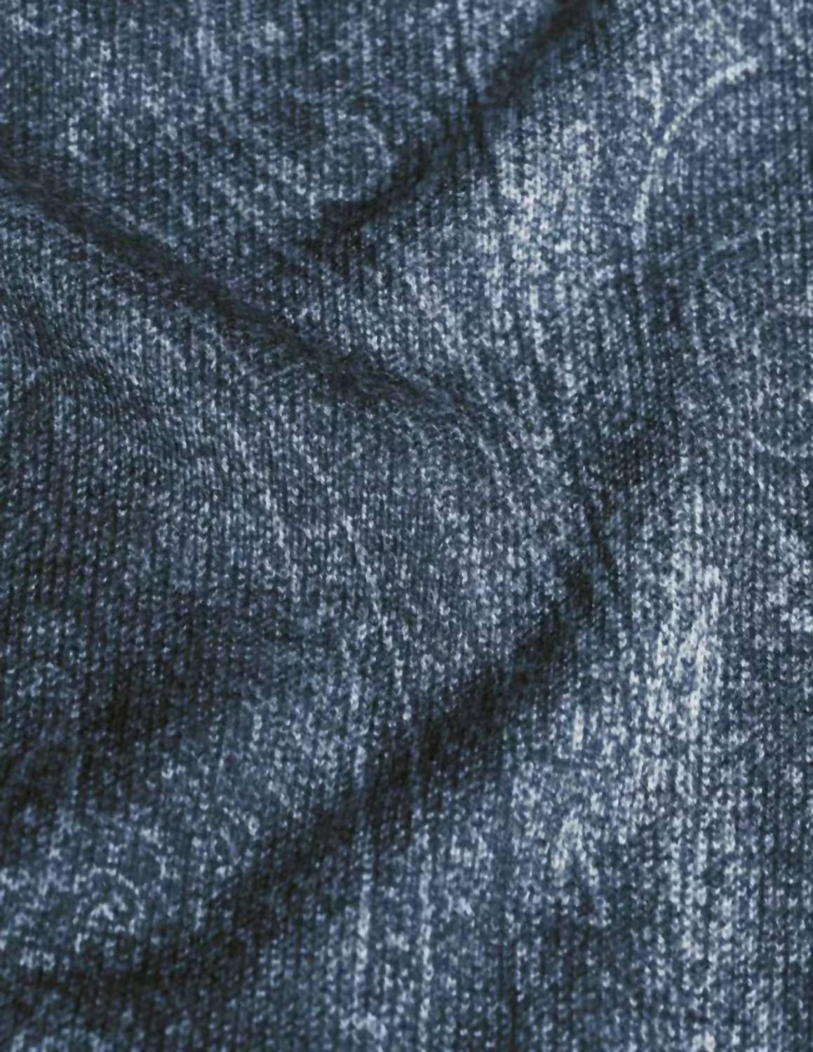 ETRO Paisley Print Sweater in navy - women's sweater - view 4