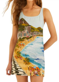 Farm Rio - Copacabana Beach Mini Dress