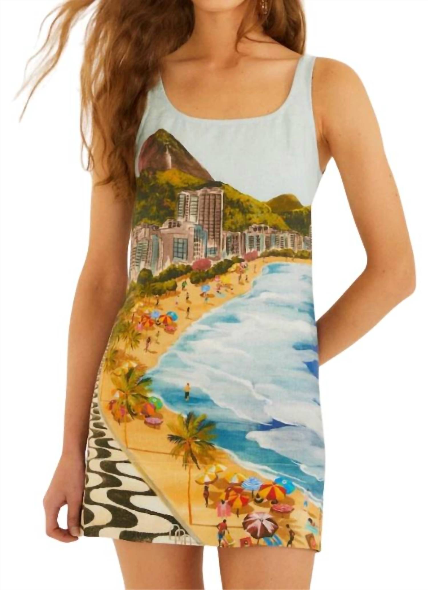 Farm Rio - Copacabana Beach Mini Dress