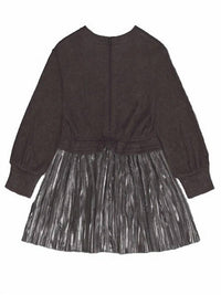 Deux Par Deux - Girls Bi-material Dress