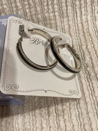 Brighton - Women's Interlock Noir Earrings
