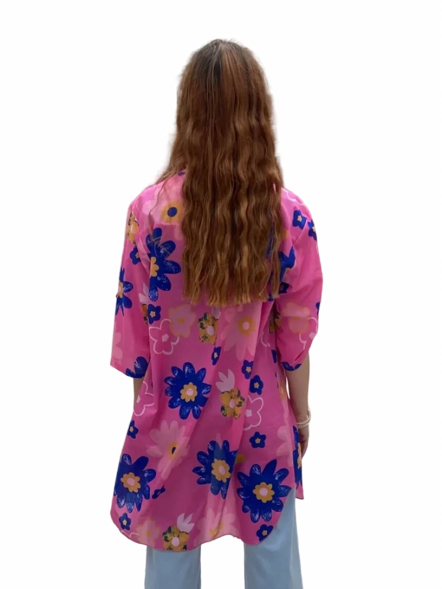 Fashion Concepts - Flower Power Woven Shirt