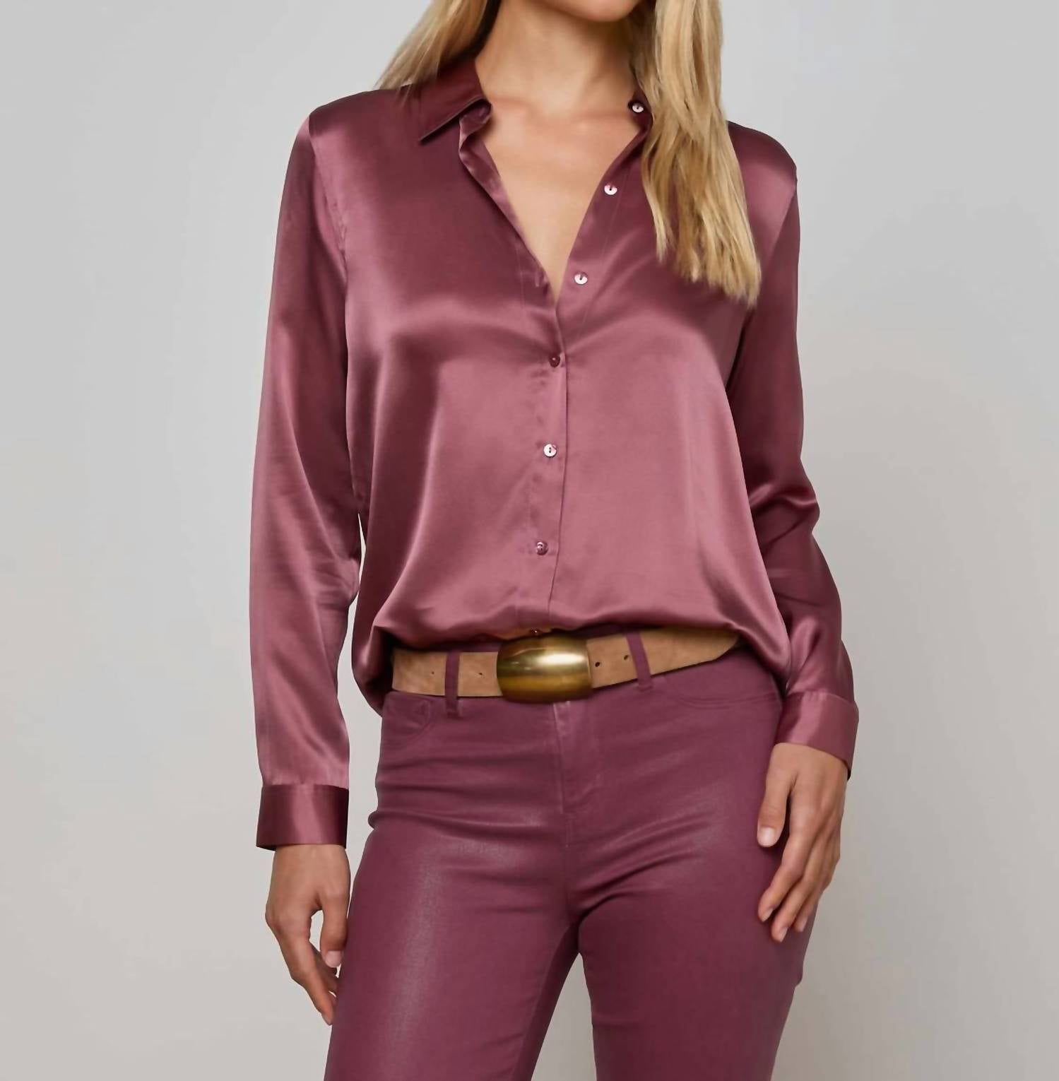 L'Agence - Tyler Silk Blouse