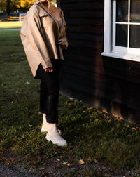 Curve Market - Maple Leather Shacket