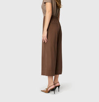 Mac - Caroline Tissue Cotton Wide Crop Pants