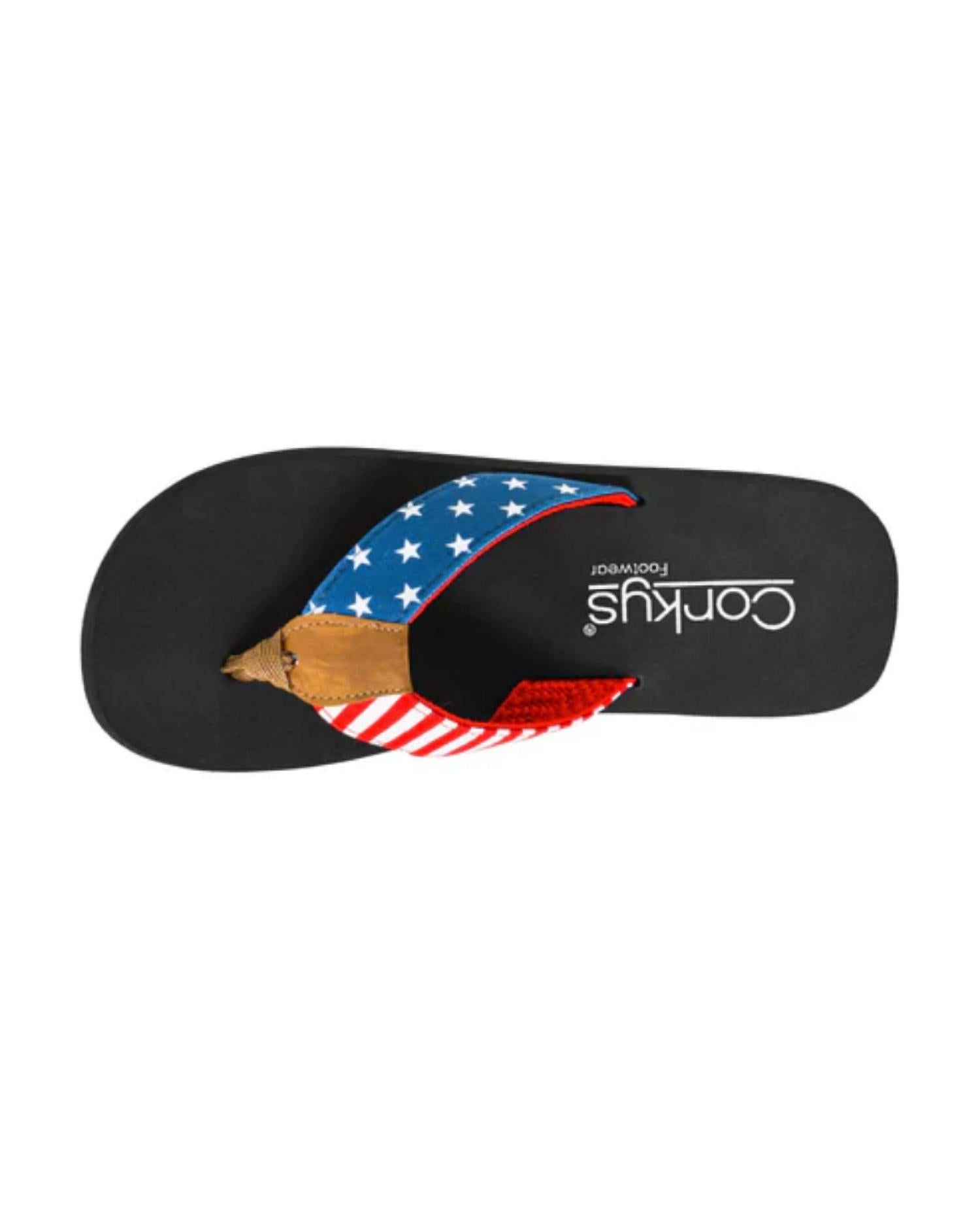 Corkys Footwear - Women's Liberty Americana Flip Flops