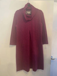 Tyler Boe - Women's Geometric Print Knit Cowl Neck Shift Dress