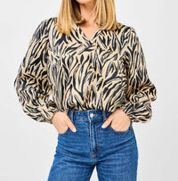 Mary Square - Kayla City Limits Long Sleeve Top