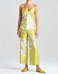 Natori Sumi-e Cami Pj Set in chartreuse - women's sleepwear