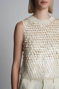 Eleven Six - Cora Sequin Sweater-tank Top