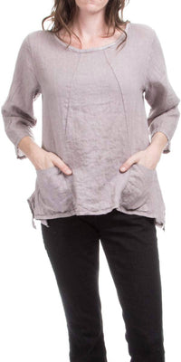 Gigi Moda - Maira Linen Tunic Top