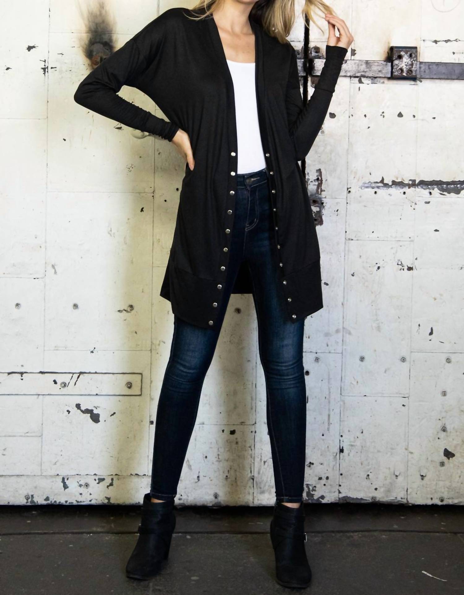 Ellis - Snap Cardigan