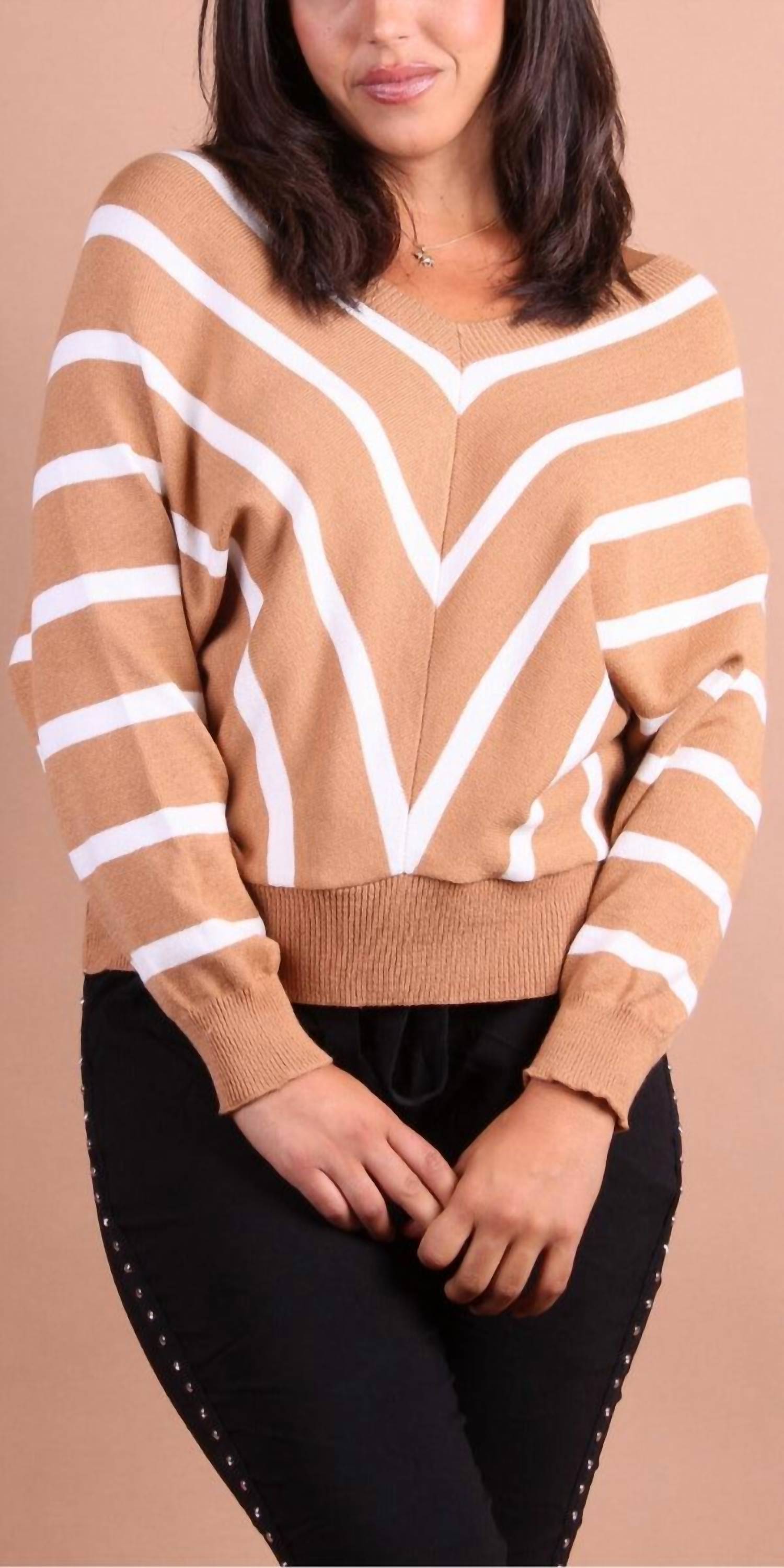 Gigi Moda - Chevron Batwing Sweater