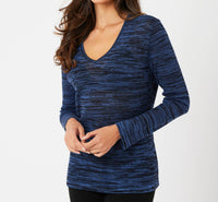 French Kyss - Long Sleeve V-Neck Top