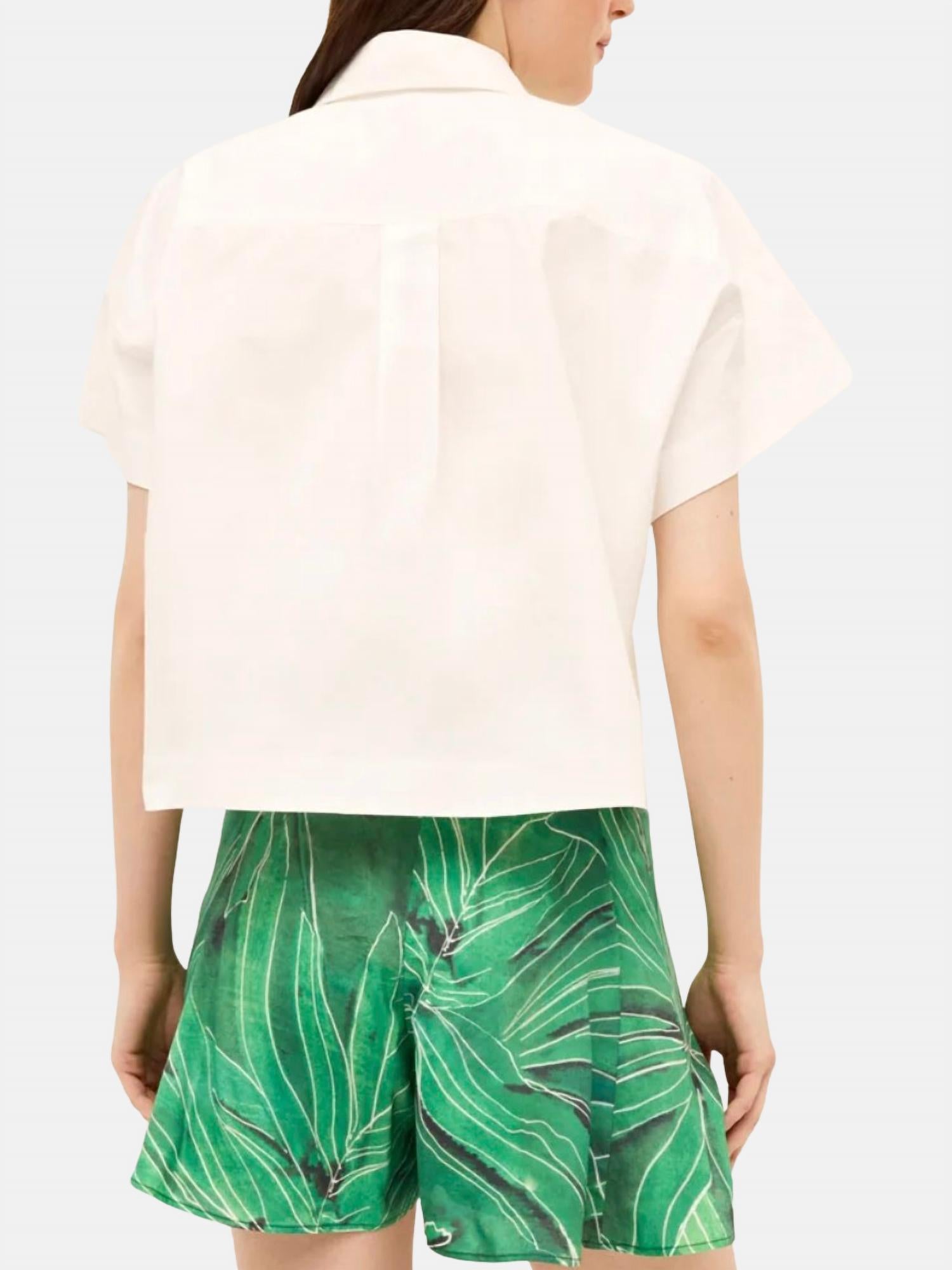 Marie Oliver - Evelyn Crop Shirt
