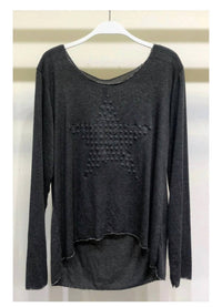 Venti6 - Star Embossed Top