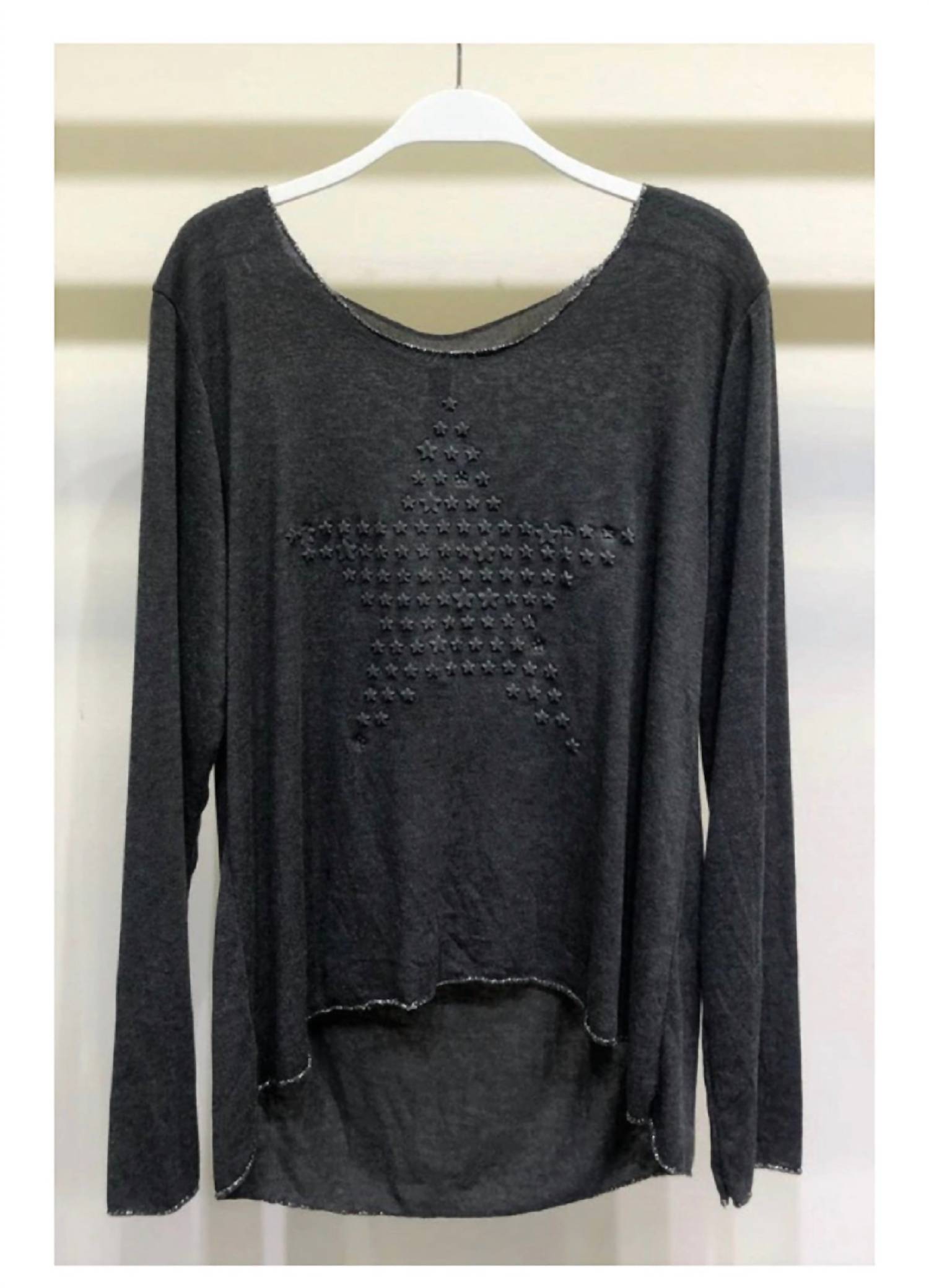 Venti6 - Star Embossed Top