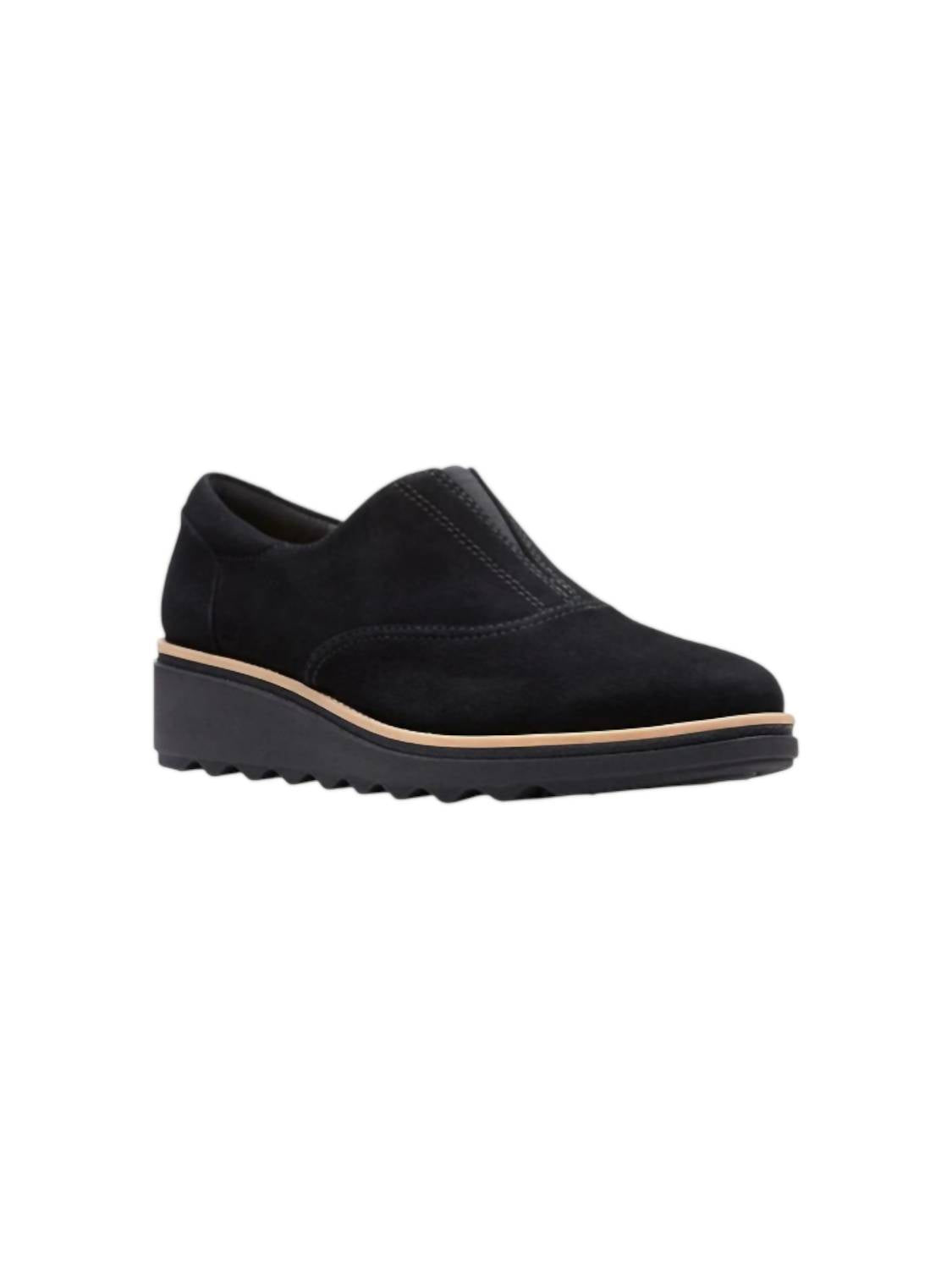Clarks Women's Sharon Sail Shoes in black - women's flats
