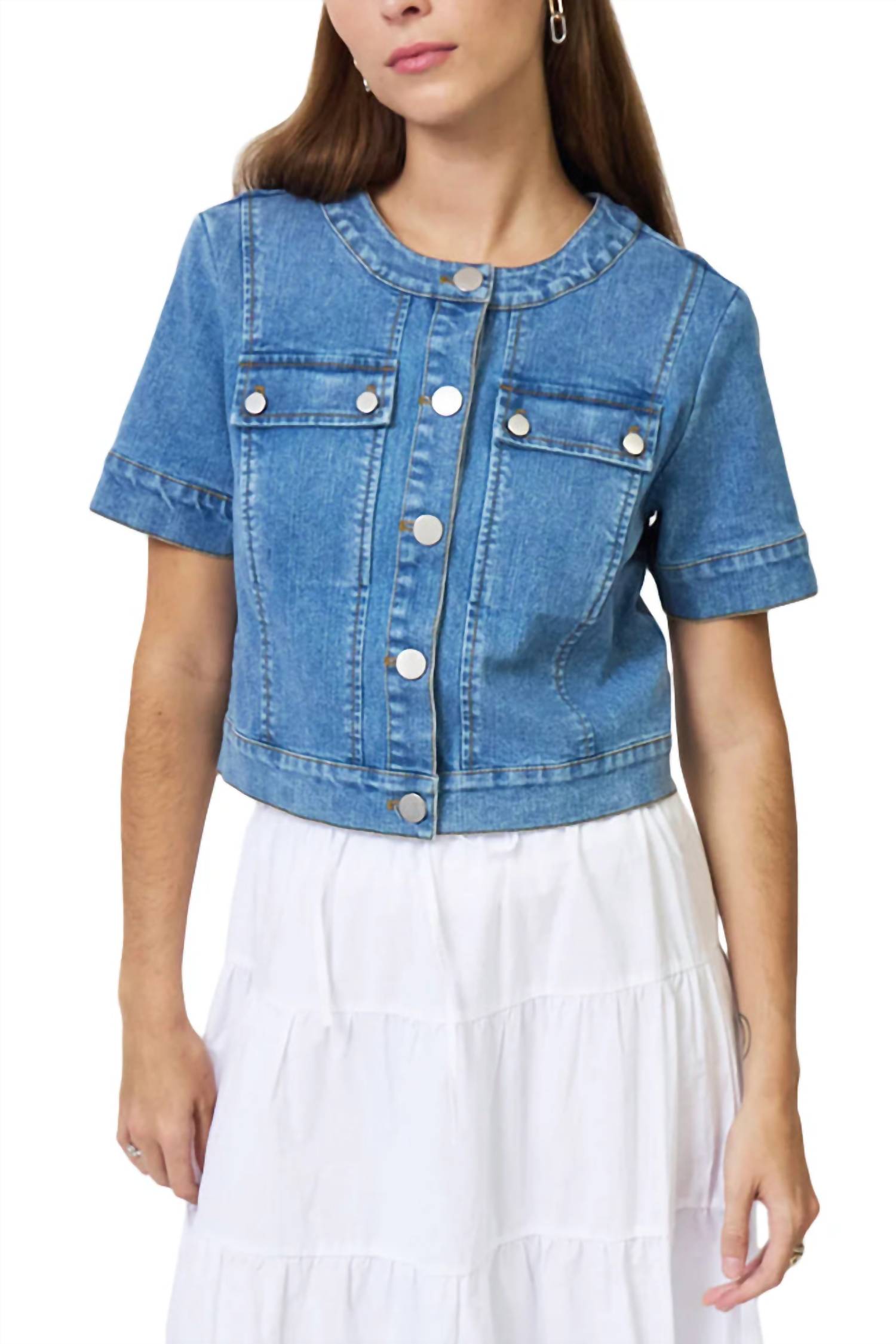 Central Park West - Serena Short Sleeve Jacket