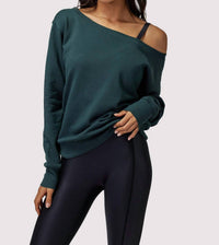 Spiritual Gangster - Vida Off Shoulder Sweatshirt