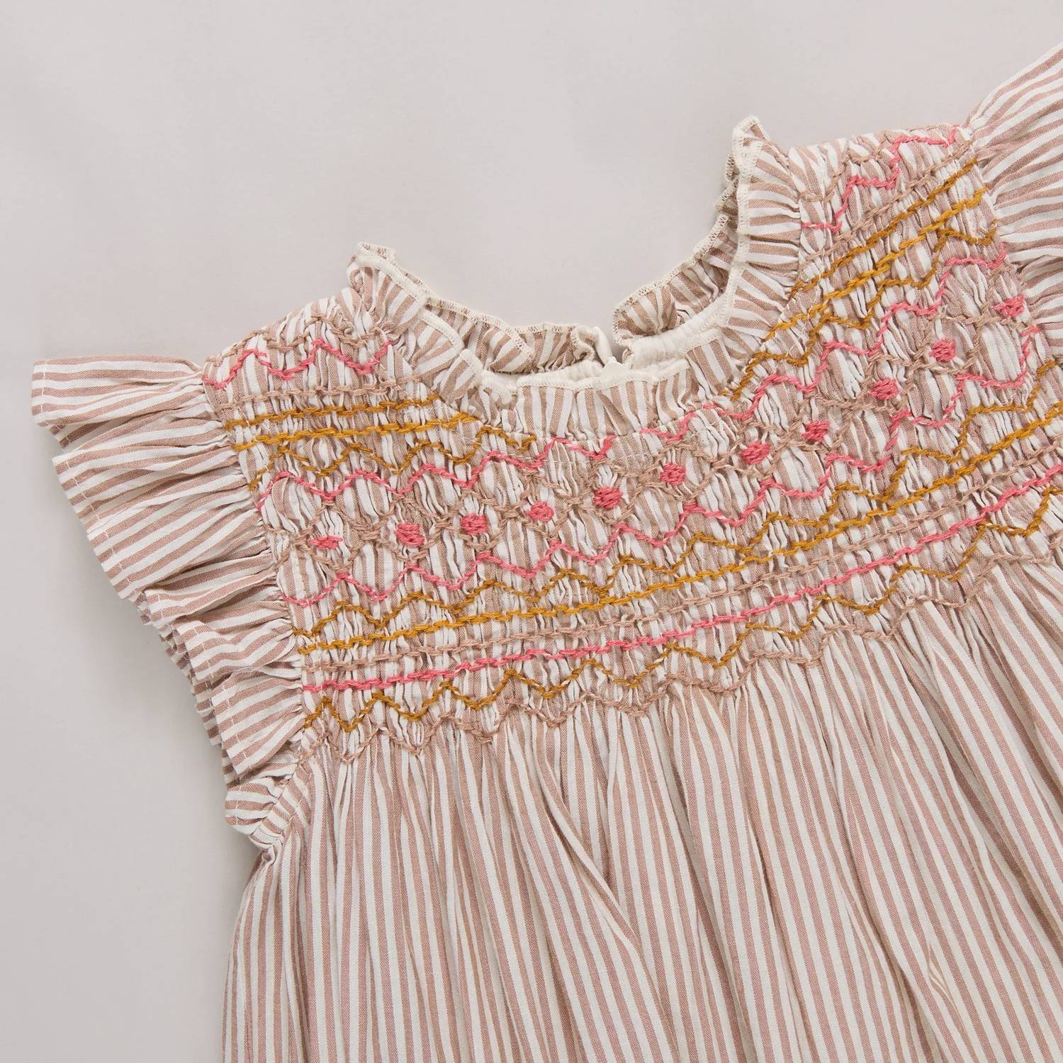 Pink Chicken - Tawny Stripe Stevie Dress