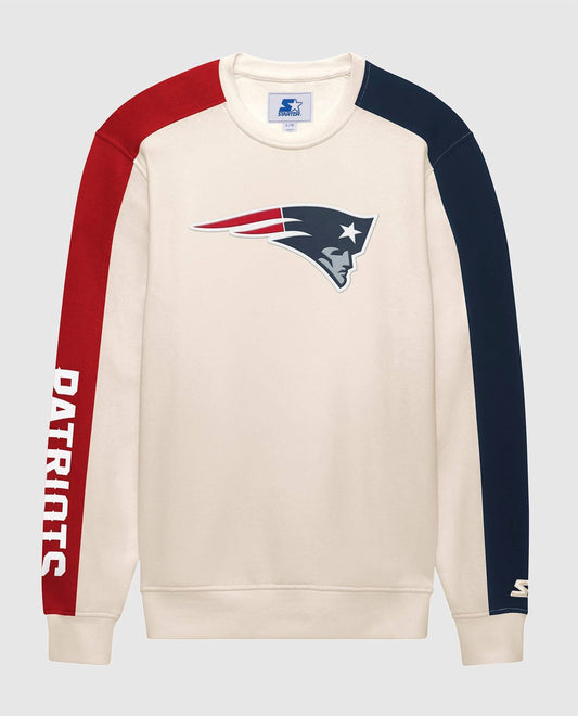 Starter - Men's New England Patriots Team Crew Long Sleeve Shirt