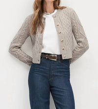 Favorite Daughter - Eleanor Classic Cable-knit Cardigan