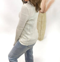 Staccato - Ribbed Mock Neck Sweater