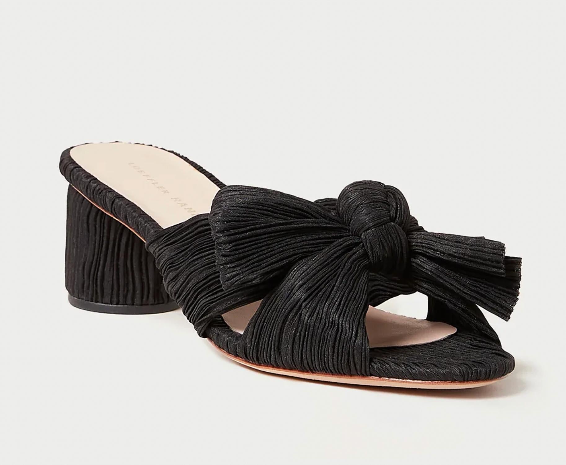 Loeffler Randall - Women's Emilia Pleated Bow Heel